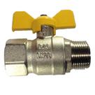 Válvula Esfera Gás M/F Borb.Alum.Passagem Plena 3/4" Kit com 2 unidades Emmeti