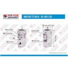 Valvula Expansao Block 1 5T Oring R12 Maquina Chinesa Doosan Dl250 Maquina 140 JD Escavadeira Qualidade Aa
