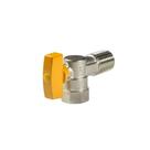 Válvula Gás Angular 1-2 Macho-femea - Brazhu