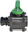 Válvula Greenleaf VF204FP Polipropileno 2" NPT Feminina