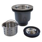 Válvula higienica cozinha 3 1/2 inox cesto e tampa antiodor