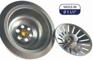 Válvula Higiênica para Pias e Tanques com Cesto Removível 3 1/2 - Flux Hidro - VA312-IN - Unitário Válvula Higiênica para Pias e Tanques com Cesto Removível 3 1/2 - Flux Hidro - VA312-IN - Unitário