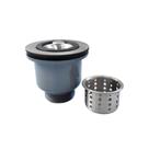Válvula Higiênica Premium Para Pia Com Cesto Removível 3 1/2" Aço Inox - Flvx Hidro