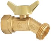 Válvula Homewerks VHN-QTR-B4B em latão com mangueira anti-torção de 3/4"