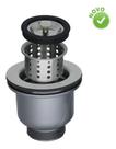 Válvula Inox Antirresíduo Com Cesto De Limpeza 3.1/2 Durín - DURIN Válvula Inox Antirresíduo Com Cesto De Limpeza 3.1/2 Durín - DURIN