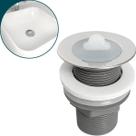 Válvula Lavatório 1 1/4 ABS Ralo De Escoamento Com Tampa Silicone Ralo Tanque 40mm Pia Banheiro