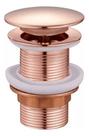 Válvula Lavatorio Click Luxo Rose Gold 8 Cm - 1.1/4