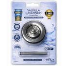 Valvula lavatorio escoamento 7/8 plastico inox polido flvx Valvula lavatorio escoamento 7/8 plastico inox polido flvx