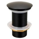 Valvula Lavatorio Pia Banheiro Click 1 1/4 Inox Preto Fosco