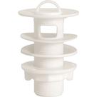 Valvula Lavatorio Plastica Amanco Branca Com Ladrao 6 11885 - Kit C/20 Valvula Lavatorio Plastica Amanco Branca Com Ladrao 6 11885 - Kit C/20