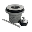 Valvula lavatorio universal 1 1/4" inox 304 + plastico