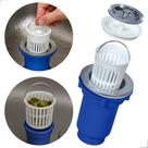 Válvula P/ Pia de Cozinha 3.1/2" Com Cesto E Tampa Anti Odor