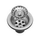 Valvula p/ pia de cozinha inox - 4.1/2 - pino cromado abs valvula americana