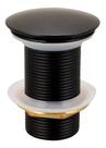 Válvula Para Banheiro e Lavatório Modelo Click Inox Mecanismo abre/fecha Cromado e Preto - 1/4 e 7/8