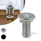 Válvula para Lavatório/Cuba/Bidê 7/8 Calda Longa Bruen com Tampa Vedante Sem Ladrão Cromada Válvula para Lavatório/Cuba/Bidê 7/8 Calda Longa Bruen com Tampa Vedante Sem Ladrão Cromada