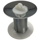 Válvula Para Lavatório Metal P/ Pia Banheiro Cuba Lavabo Tanque Cromado 7/8