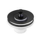 Valvula Para Lavatório Universal com Tampa de Metal 1608 7/8 Preto Matte Meber
