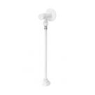 Válvula para Mictório com Canopla e Flexível 30 cm Branca Blukit