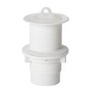 Válvula para Tanque Rebouças 1.1/4P V.9 Branco - Embalagem 12 Unidades