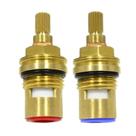 Válvula para torneira HUASHAN em latão com disco cerâmico 1/2" 53 mm