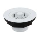 Valvula pia americana soft 3 1/2 inox branco com cestinha