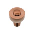 Válvula Pia Lavatório Ralo Click Pequeno Rose Gold Brilhante 7/8 Metal