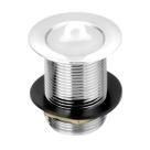 Válvula Pia Tanque Ralo Cuba Lavanderia Metal Cromado 1.1/4