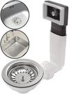 Válvula Ralo De Pia Cuba Americana 4 1/2 Com Escape Ladrão Tramontina Cozinha Em Aço Inox Original