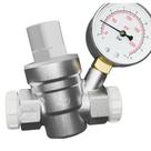 Válvula redutora de pressão com manômetro 1/2" e 3/4" blukit