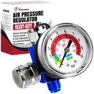 Válvula reguladora de compressor de ar LE LEMATEC com manômetro