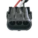 Válvula Solenoide de Parada Cummins Motor 6Bt Fiat Allis Esteiras Hitachi Hyundai Kotmatsu 24V Cambão 3 Pinos - DNI8063