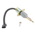 Válvula Solenoide De Parada Motor Cummins Trator MF38 CNH TC5090 12V Cambão 3 Pinos - GAUSS - GS22029