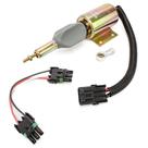 Válvula Solenoide De Parada Trator JD 4700 4710 7810 12V Cambão 3 Pinos - GAUSS GS22021