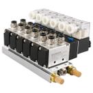 Válvula solenóide pneumática Baomain 4V210-08 AC 110V 5 vias