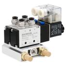 Válvula solenóide pneumática Baomain 4V210-08 DC 24V 2 posições