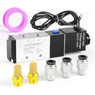 Válvula solenóide TAILONZ PNEUMATIC 4V110-06 DC12V 5 vias 2 Pos