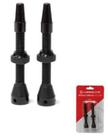 Valvula tubeless absolute high flow preto 100mm alumínio