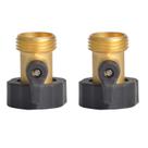 Válvulas de corte e conectores de mangueira de jardim HYDRO MASTER Brass