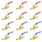 Válvulas de esfera PEX Navari de 3/4 polegadas de latão com porta completa fechada x12 Válvulas de esfera PEX Navari de 3/4 polegadas de latão com porta completa fechada x12