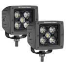 Válvulas de luz LED OFFROADTOWN de 3 polegadas e 100 W Spot Beam, 2 unidades