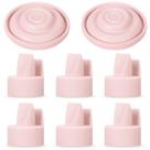 Válvulas Papablic de 8 unidades de bico de pato com membrana de silicone rosa