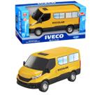 Van Iveco Escolar Usual Carrinho Infantil De Brinquedo Com Design Realista Para Crianças Brincarem De Transporte - Usual