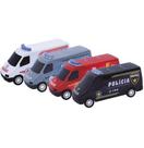 Van Resgate Policia Ambulancia Bombeiro 23cm - Diverplas
