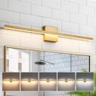 Vanity Light Epinl 80 cm, ouro escovado, 22 W, 110 V, regulável Vanity Light Epinl 80 cm, ouro escovado, 22 W, 110 V, regulável