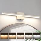 Vanity Light JUSHENG 24W 24cm Níquel escovado 110V regulável