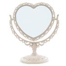 Vanity Mirror XPXKJ 7 polegadas com ampliação 3X em forma de coração bege