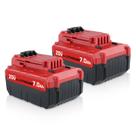 VANTTECH Kit com 2 baterias PCC685L 7,0Ah de reposição para Porter Cable 20V íon-lítio PCC680L PCC685LP PCC682L PCC681L PCC680LP PCC640 compatível com ferramentas elétricas sem fio Porter Cable 20V