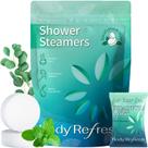 Vaporizador de Banho BodyRefresh Aromaterapia Eucalipto e Menta - Pacote com 18 Unidades