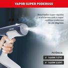 Vaporizador De Roupas Arno Steam Power Azul Hs81 220V