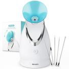 Vaporizador Facial EZBASICS Ionic - Névoa Quente e Umidificador Azul